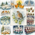 12 Days Of Christmas Card Fronts 8x8inches. JPEG