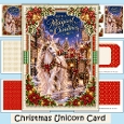 Christmas Unicorn Card Making Kit 2