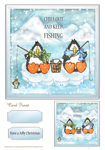 Jolly Penguin Quick Card Sheet-7