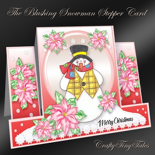 The Blushing Snowman Stepper Card Kit-2