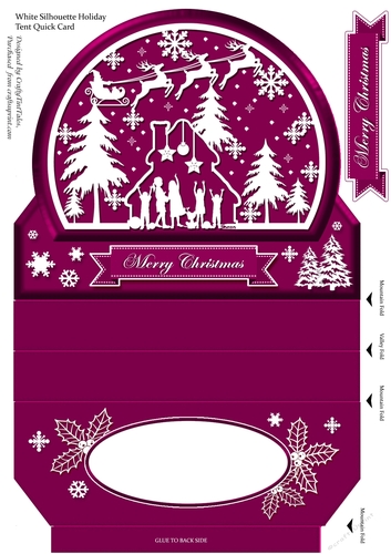 White_Silhouettes_Santa_and_Sleigh_Quick Card-1
