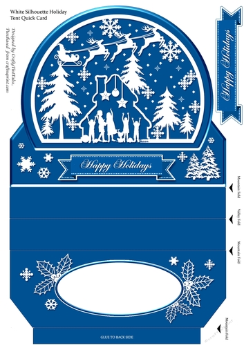 White_Silhouettes_Santa_and_Sleigh_Quick Card-3