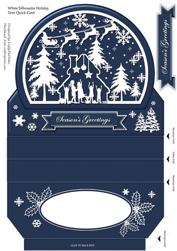 White_Silhouettes_Santa_and_Sleigh_Quick Card-5