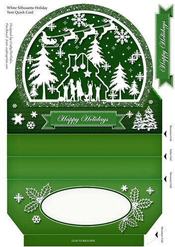 White_Silhouettes_Santa_and_Sleigh_Quick Card-6