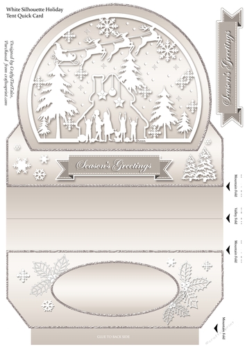 White_Silhouettes_Santa_and_Sleigh_Quick Card-7
