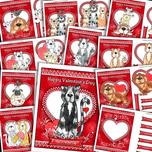 Valentines Pet Card Front Bumper Kit