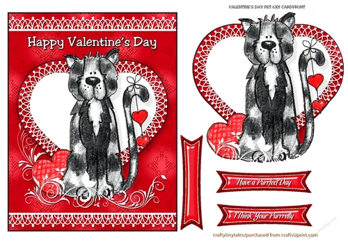 Valentines Pet Card Front Quick Card-1