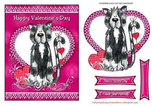 Valentines Pet Card Front Quick Card-1