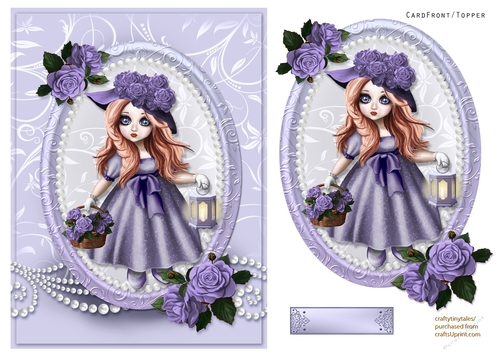 Rose Basket Doll Quick Card-4
