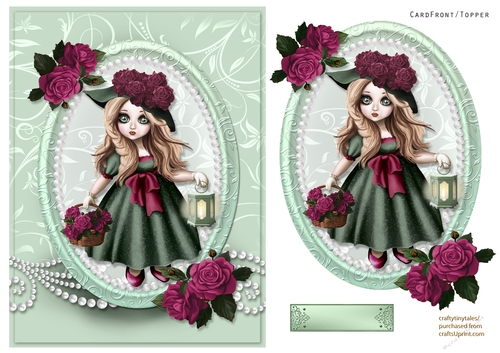 Rose Basket Doll Quick Card-6