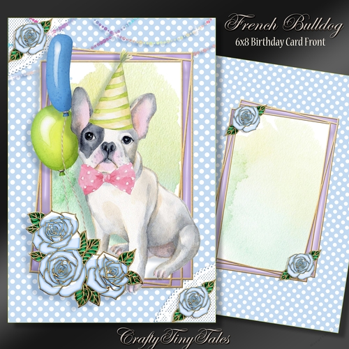French Bulldog 6x8 Card Front Mini Kit-1