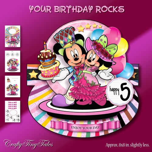 Your Birthday Rocker Card Mini Kit-1 