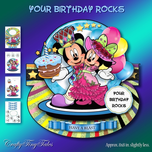Your Birthday Rocker Card Mini Kit-2