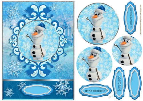 Frozen Pyramage 6x8 Quick Card-6