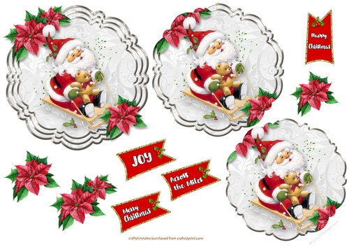Christmas Time Pyramage Toppers- (5)