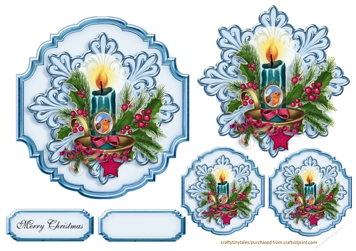 Christmas Candle Topper-2