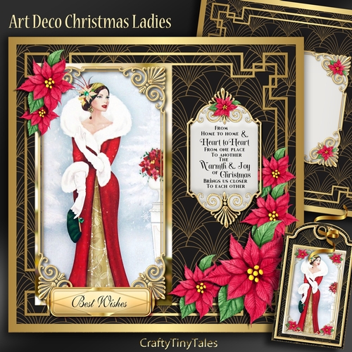 Art Deco Christmas Ladies Mini Kit-1