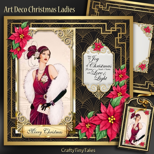 Art Deco Christmas Ladies Mini Kit-3