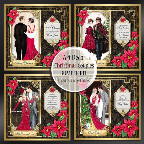 Art Deco Christmas Couples Bumper Kit-2