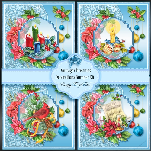 Vintage Christmas Decorations Bumper Kit