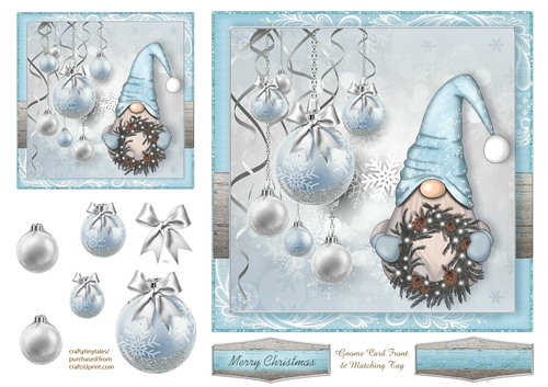 Let it snow Xmas Gnome_Quick Card-6