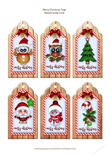 Six Wood Design ChristmasTags