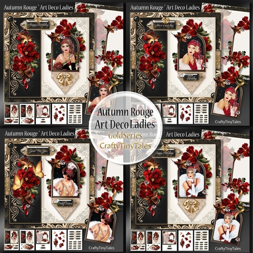 Autumn Rouge Art Deco Gold Series- BUNDLE