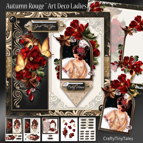 Autumn Rouge Art Deco Gold Series- 4