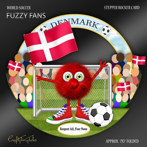 World Soccer Fuzzy Fans Denmark