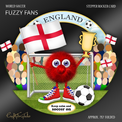World Soccer Fuzzy Fans ENGLAND
