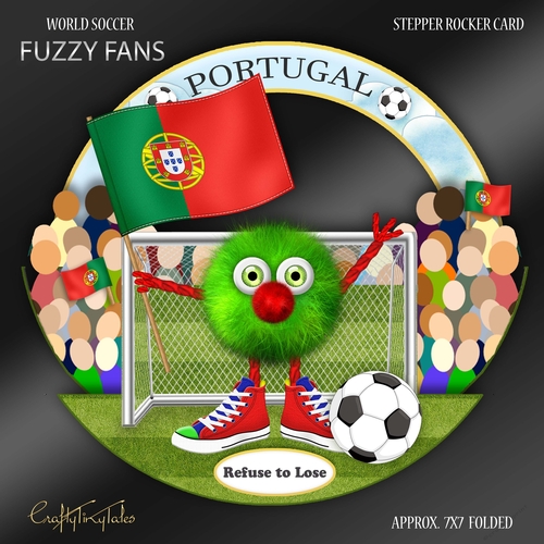 World Soccer Fuzzy Fans Portugal