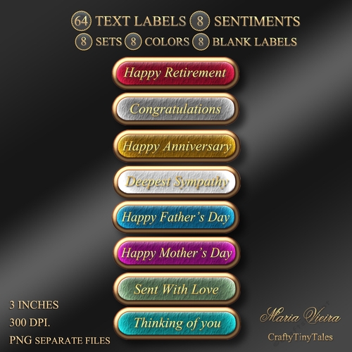 Eight Sentiments Eight Color Sets