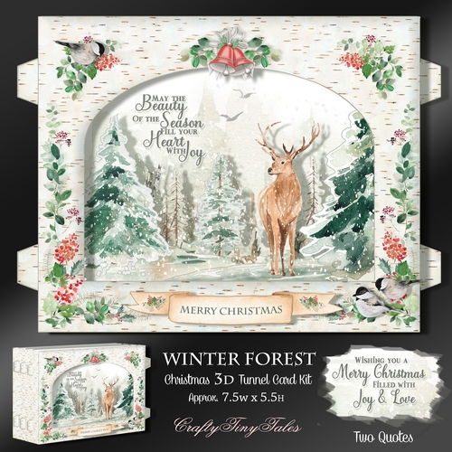 WINTER FOREST 3D Tunnel MiniKit