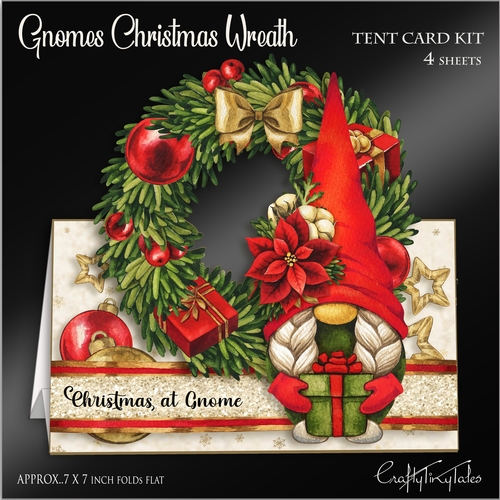Gnomes Christmas Wreath Kit-2