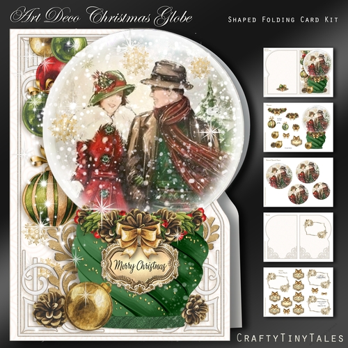 Art Deco Christmas Globes GN-Kit-1