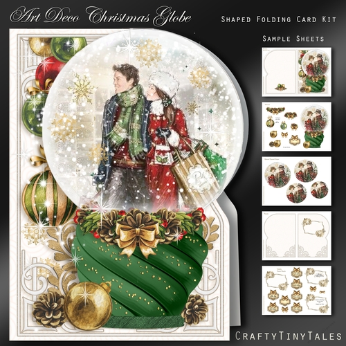 Art Deco Christmas Globes GN-Kit-4
