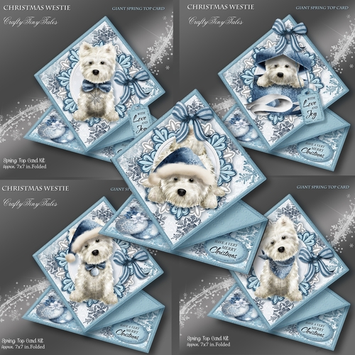  Christmas Westie Spring Top BUMPER Kit