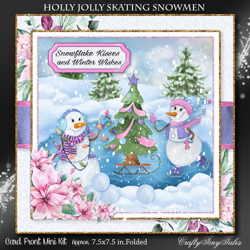 Holly Jolly Skating Snowmen -2
