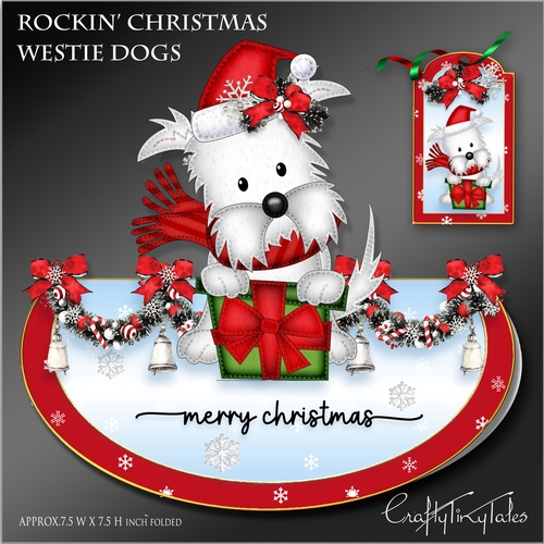 Rockin Christmas Westie Dogs-Kit-2