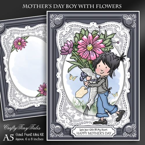 Mothers Day Boy With Flowers Mini Kit-1