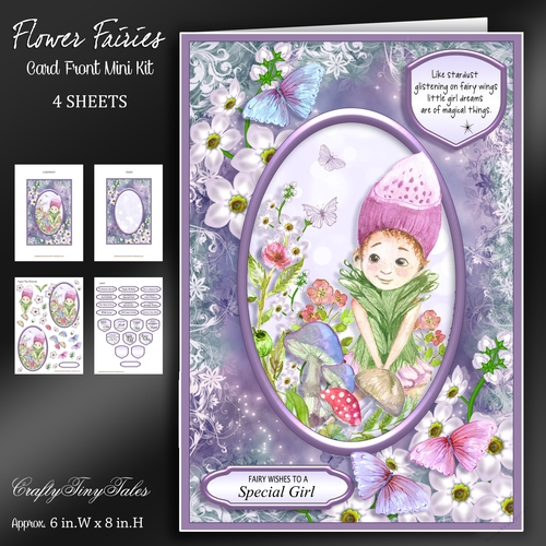 Flower Fairies Card Front Mini Kit-4