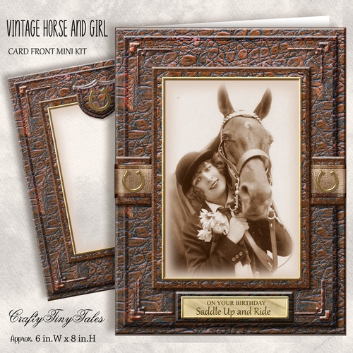 Vintage Horse And Girl MiniKit-2
