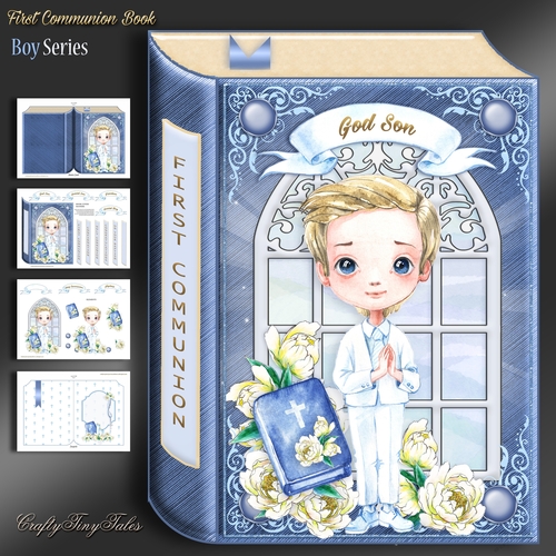 First Communion Book Card Boy-1