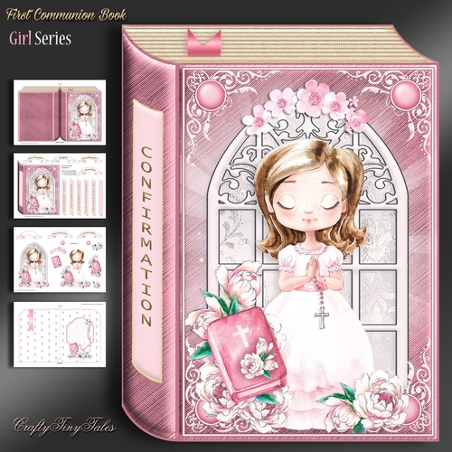 First Communion Book Card Girl-3