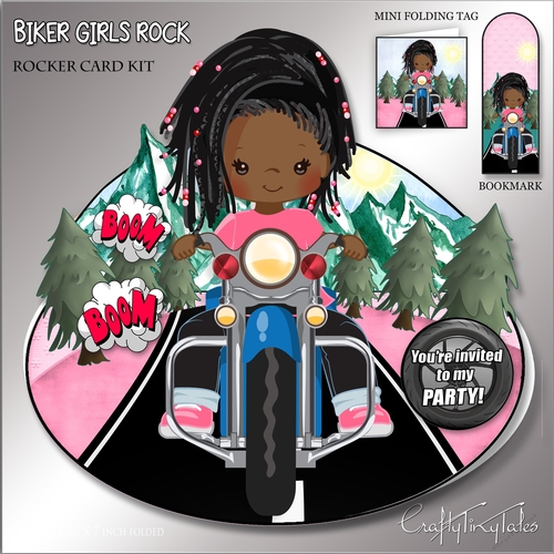 Biker Girls Rocker Card Minikit-4