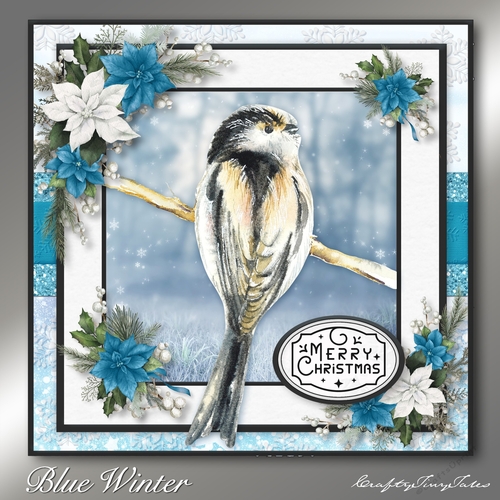 BLUE WINTER Card Front Mini Kit-5