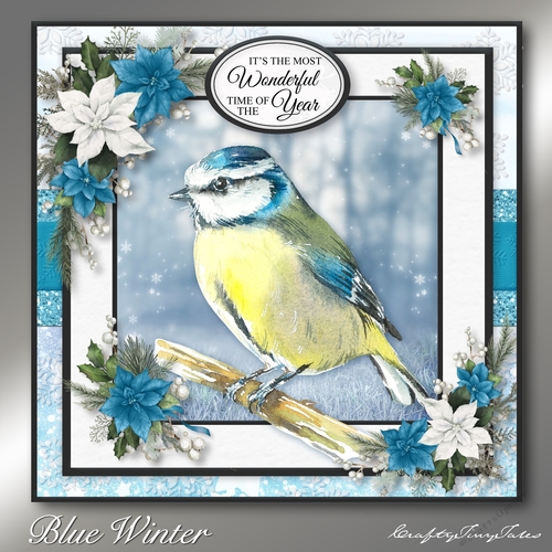 BLUE WINTER Card Front Mini Kit-7