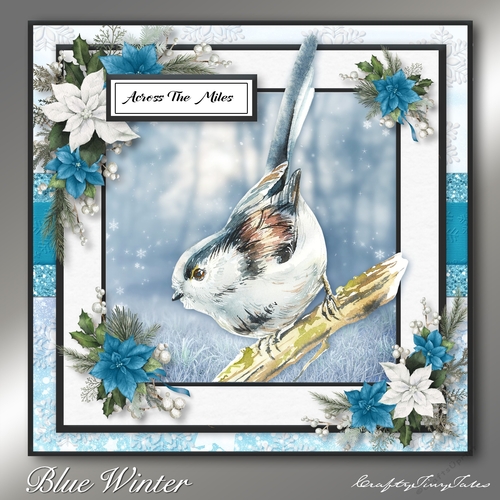 BLUE WINTER Card Front Mini Kit-8