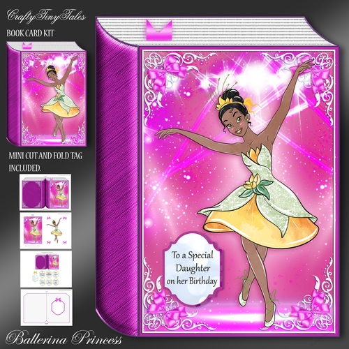 Hot Pink Princess Ballerina Book-3