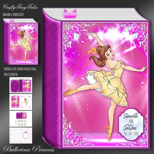 Hot Pink Princess Ballerina Book-9